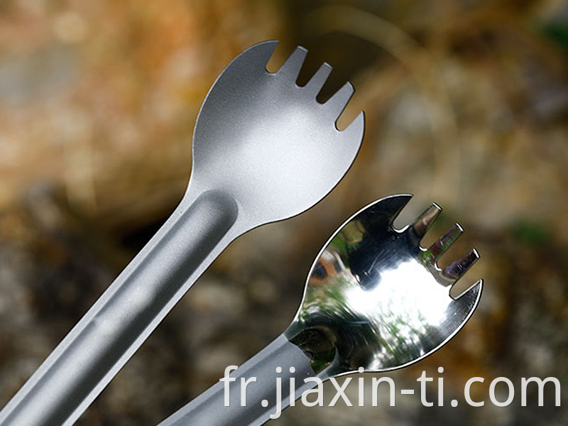 long handle titanium spork